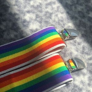 🌈Rainbow suspenders 🌈